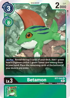 Betamon, Digimon card BT7-044