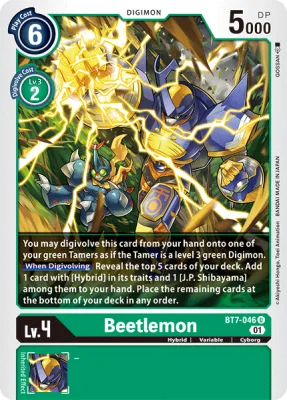Beetlemon, Digimon card BT7-046