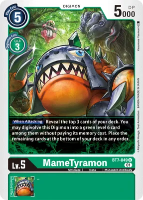 MameTyramon, Digimon card BT7-049
