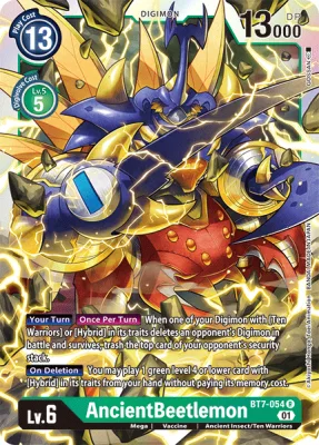 AncientBeetlemon, Digimon card BT7-054