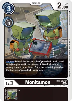 Monitamon, Digimon card BT7-057