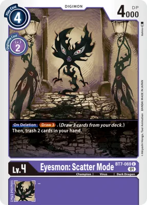 Eyesmon: Scatter Mode, Digimon card BT7-069