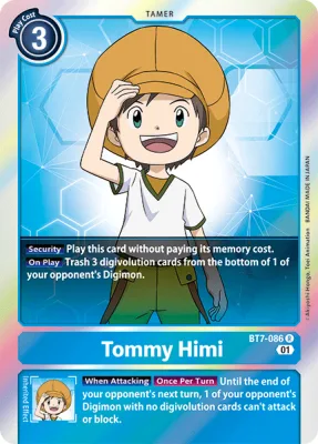 Tommy Himi, Digimon card BT7-086