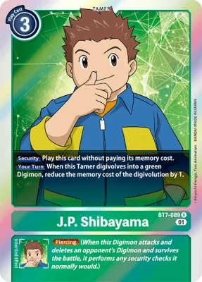 J.P. Shibayama, Digimon card BT7-089
