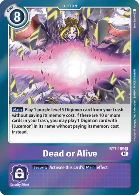Dead or Alive, Digimon card BT7-109