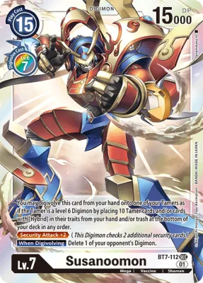 Susanoomon, Digimon card BT7-112