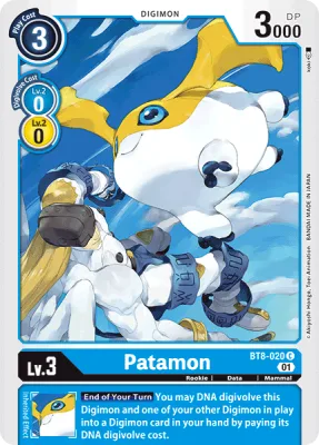 Patamon, Digimon card BT8-020