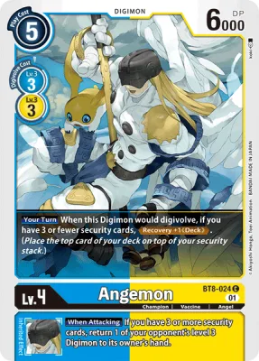 Angemon, Digimon card BT8-024