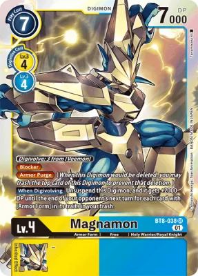Magnamon, Digimon card BT8-038