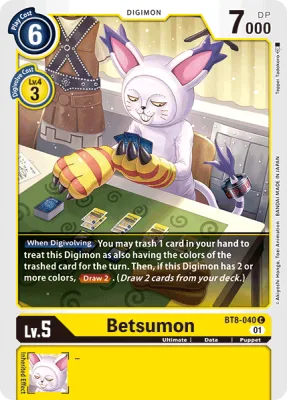 Betsumon, Digimon card BT8-040