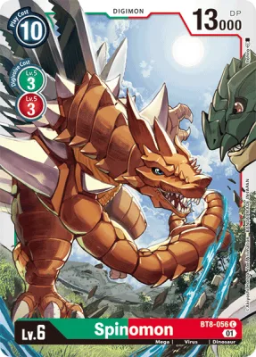Spinomon, Digimon card BT8-056