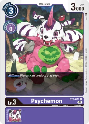 Psychemon, Digimon card BT8-071