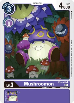 Mushroomon, Digimon card BT8-073
