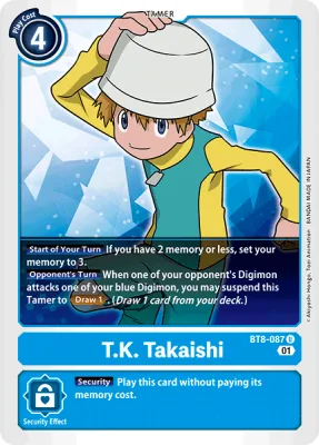 T.K. Takaishi, Digimon card BT8-087