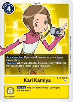 Kari Kamiya, Digimon card BT8-090
