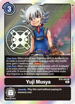 Yuji Musya, Digimon card BT8-092