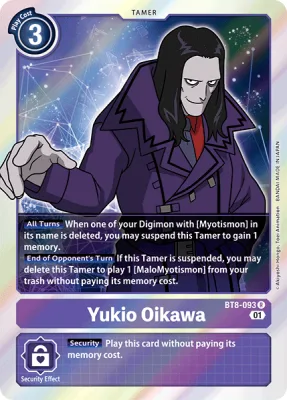 Yukio Oikawa, Digimon card BT8-093