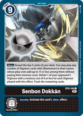 Senbon Dokkān, Digimon card BT8-106