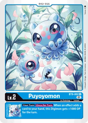 Puyoyomon, Digimon card BT9-002