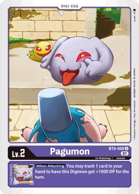 Pagumon, Digimon card BT9-006