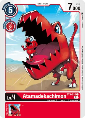 Atamadekachimon, Digimon card BT9-010
