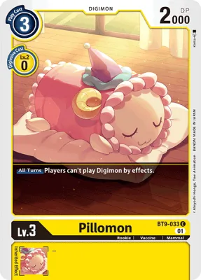 Pillomon, Digimon card BT9-033