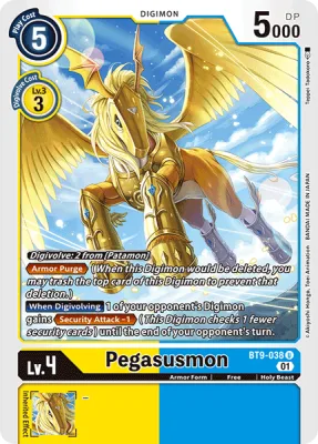 Pegasusmon, Digimon card BT9-038