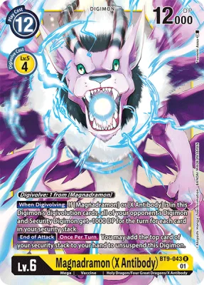Magnadramon (X Antibody), Digimon card BT9-043