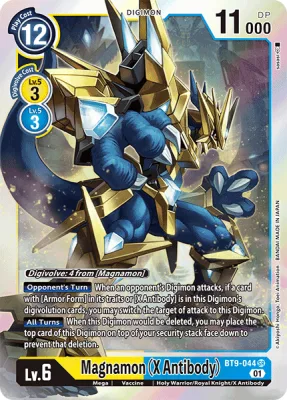 Magnamon (X Antibody), Digimon card BT9-044