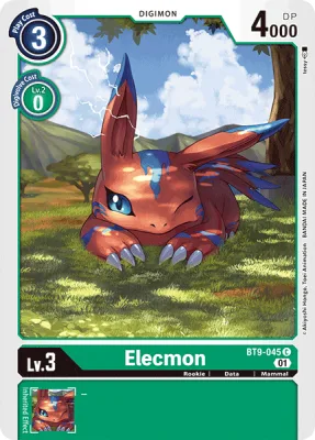 Elecmon, Digimon card BT9-045