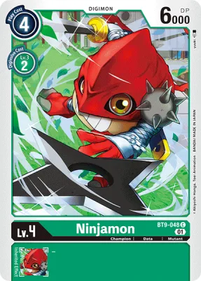 Ninjamon, Digimon card BT9-048