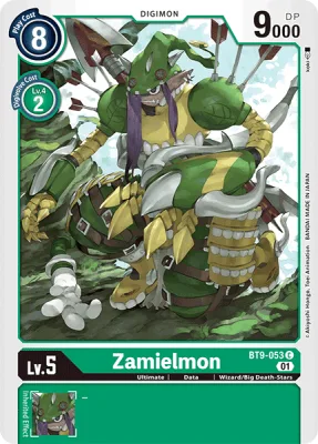 Zamielmon, Digimon card BT9-053