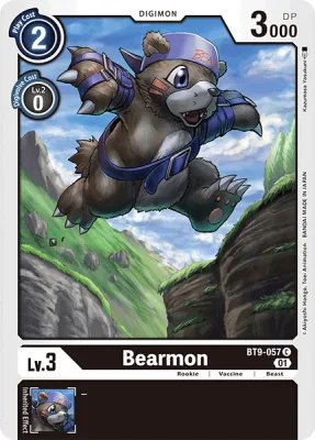 Bearmon, Digimon card BT9-057
