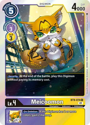 Meicoomon, Digimon card BT9-074
