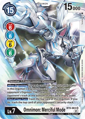 Omnimon: Merciful Mode, Digimon card BT9-083