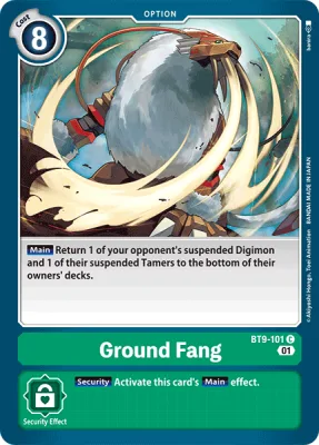 Ground Fang, Digimon card BT9-101