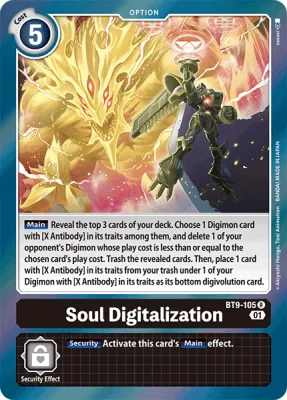 Soul Digitalization, Digimon card BT9-105