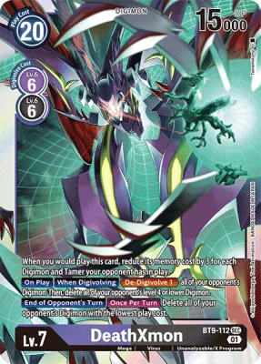 DeathXmon, Digimon card BT9-112