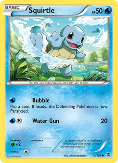 Squirtle — Plasma Blast #14, 2013. Illustrated by Akira Komayama.