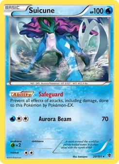 Suicune — Plasma Blast #20, 2013. Illustrated by kawayoo.