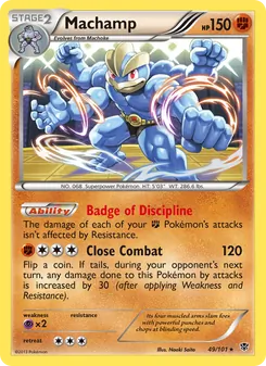 Machamp — Plasma Blast #49, 2013. Illustrated by Naoki Saito.