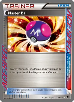 Master Ball — Plasma Blast #94, 2013. Illustrated by 5ban Graphics.