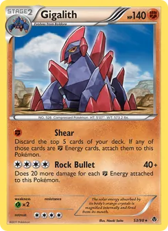 Gigalith — Emerging Powers #53, 2011. Illustrated by Naoki Saito.