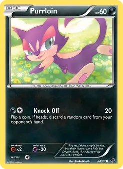 Purrloin — Emerging Powers #64, 2011. Illustrated by Atsuko Nishida.