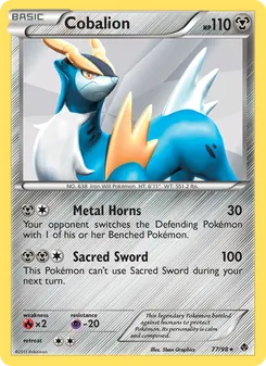 Cobalion — Emerging Powers #77, 2011. Illustrated by 5ban Graphics.