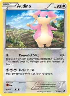 Audino — Emerging Powers #83, 2011. Illustrated by Kagemaru Himeno.