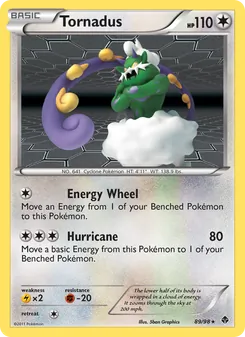 Tornadus — Emerging Powers #89, 2011. Illustrated by 5ban Graphics.