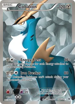 Cobalion — Noble Victories #100, 2011. Illustrated by 5ban Graphics.