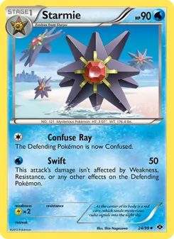 Starmie — Next Destinies #24, 2012. Illustrated by Shin Nagasawa.