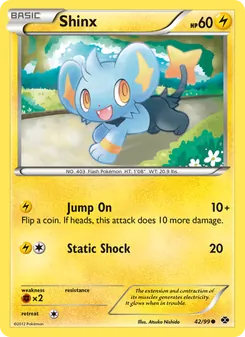 Shinx — Next Destinies #42, 2012. Illustrated by Atsuko Nishida.